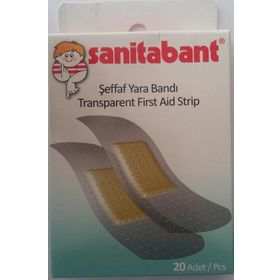 Sanitabant Şeffaf 20'li 610 Transparent Yara Bandı