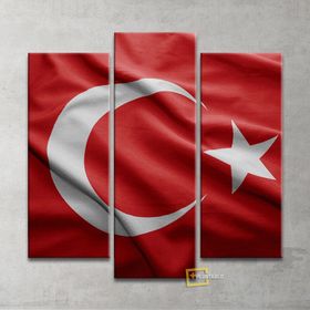Şanlı Türk Bayrağımız Kanvas Tablo
