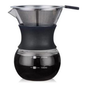 Sanlindou 200 ml Moka Espresso Kahve Cam Cezve