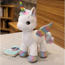 Sanlindou Beyaz Unicorn 40 cm Peluş Oyuncak