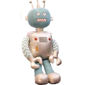 Sanlindou Sevimli Mavi Robot 40 cm Peluş Oyuncak