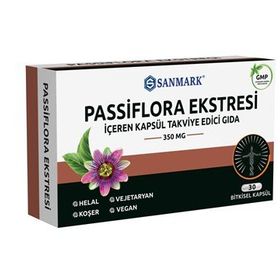 Sanmark Passiflora Ekstresi 30 Kapsül