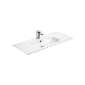 Sanovit Sharp 105 cm Beyaz Konsollu Süper İnce Lavabo