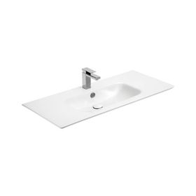 Sanovit Sharp 105 cm Beyaz Konsollu Süper İnce Lavabo