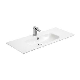 Sanovit Sharp 105 cm Beyaz Konsollu Süper İnce Lavabo
