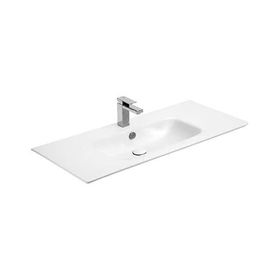 Sanovit Sharp 105 cm Beyaz Konsollu Süper İnce Lavabo