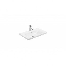Sanovit Soft 55 cm Beyaz Konsollu Oval Köşeli Lavabo