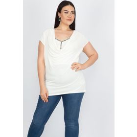 Şans 26A25941 Kemik Kadın Bluz