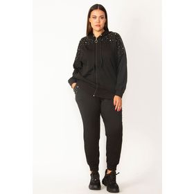 Şans 26A28091 Siyah Kadın Pantolon