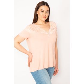 Şans 26A32951 Somon Kadın Bluz
