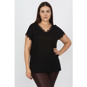 Şans 65N13235 Siyah Kadın Bluz