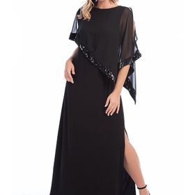 Şans 65N14379 Siyah Kadın Elbise