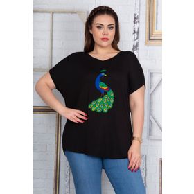 Şans 65N22733 Siyah Kadın Bluz