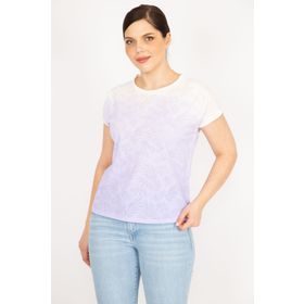Şans 65N22744 Lila Kadın Bluz