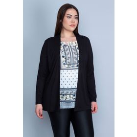 Şans 65N23082 Siyah Kadın Bluz
