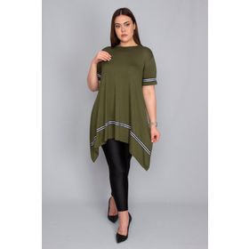 Şans 65N23133 Haki Kadın Tunik