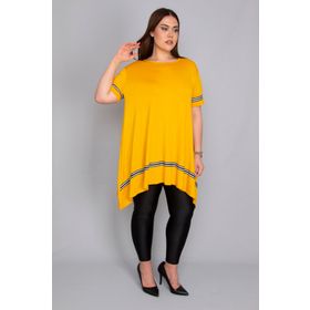 Şans 65N23133 Hardal Kadın Tunik