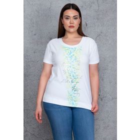 Şans 65N23843 Beyaz Kadın Bluz