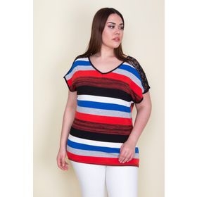 Şans 65N25647 Renkli Kadın Bluz