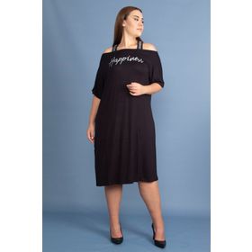 Şans 65N27473 Siyah Kadın Elbise