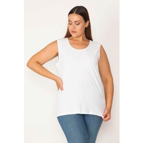 Şans 65N27624 Beyaz Kadın Bluz