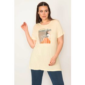 Şans 65N28859 Sarı Kadın Bluz