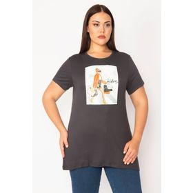 Şans 65N28863 Füme Kadın Bluz