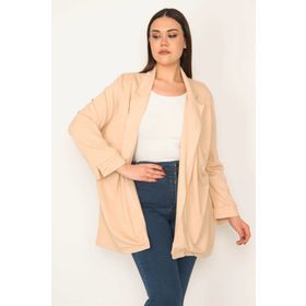 Şans 65N31778 Camel Kadın Ceket