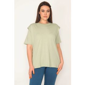 Şans 65N32583 Yeşil Kadın Bluz