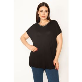 Şans 65N32859 Siyah Kadın Bluz