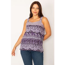 Şans 65N33666 Lila Kadın Bluz