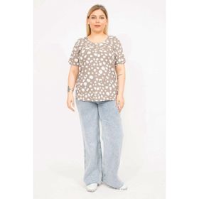 Şans 65N35792 Vizon Kadın Bluz