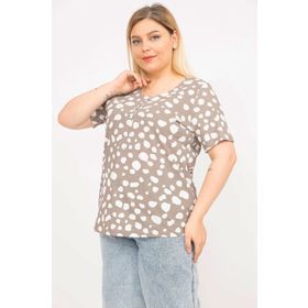 Şans 65N35792 Vizon Kadın Bluz