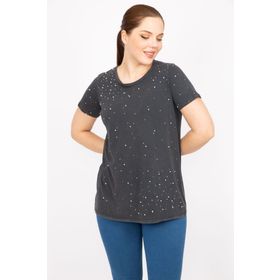Şans 65N35948 Antrasit Kadın Bluz