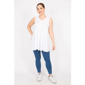 Şans 65N35950 Beyaz Kadın Bluz