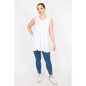 Şans 65N35950 Beyaz Kadın Bluz