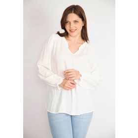 Şans 65N36339 Kemik Kadın Bluz