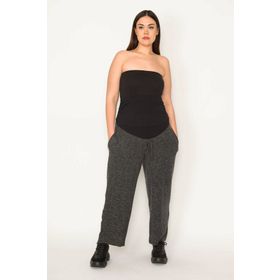 Şans 85N6701 Füme Kadın Pantolon