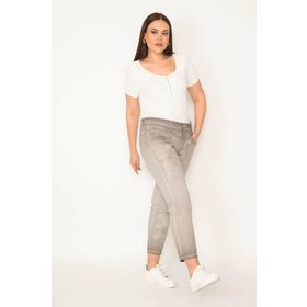 Şans Tekstil 85N6005 Taş Kadın Pantolon
