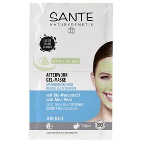 Sante Avokado Yağı ve Aloe Vera Yorgunluk Giderici Organik 2x4 ml Jel Yüz Maskesi