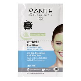 Sante Avokado Yağı ve Aloe Vera Yorgunluk Giderici Organik 2x4 ml Jel Yüz Maskesi