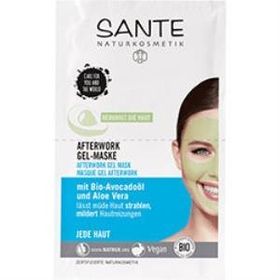 Sante Avokado Yağı ve Aloe Vera Yorgunluk Giderici Organik 2x4 ml Jel Yüz Maskesi