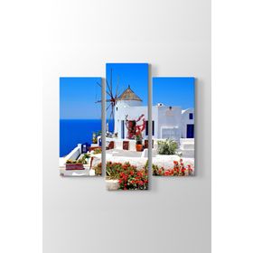 Santorini Değirmen Tablosu
