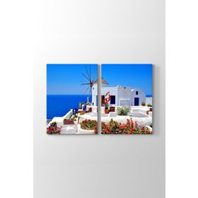 Santorini Değirmen Tablosu