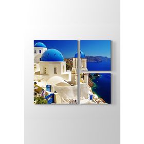 Santorini Yunanistan Tablosu