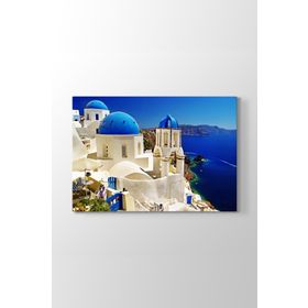 Santorini Yunanistan Tablosu