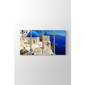Santorini Yunanistan Tablosu