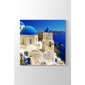 Santorini Yunanistan Tablosu