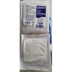 Sanus 7.5x7.5 Cm 4 Kat 100'lü Gaz Kompress