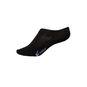 Sanus Coton Pamuk Sneakers 6 Çift Unisex Bilek Altı Siyah Çorap